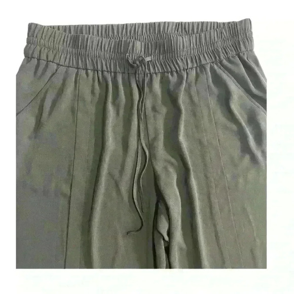 Andeawy Black Tie in Front Casual Pants Size XXL Open in Front - Picture 2 of 9